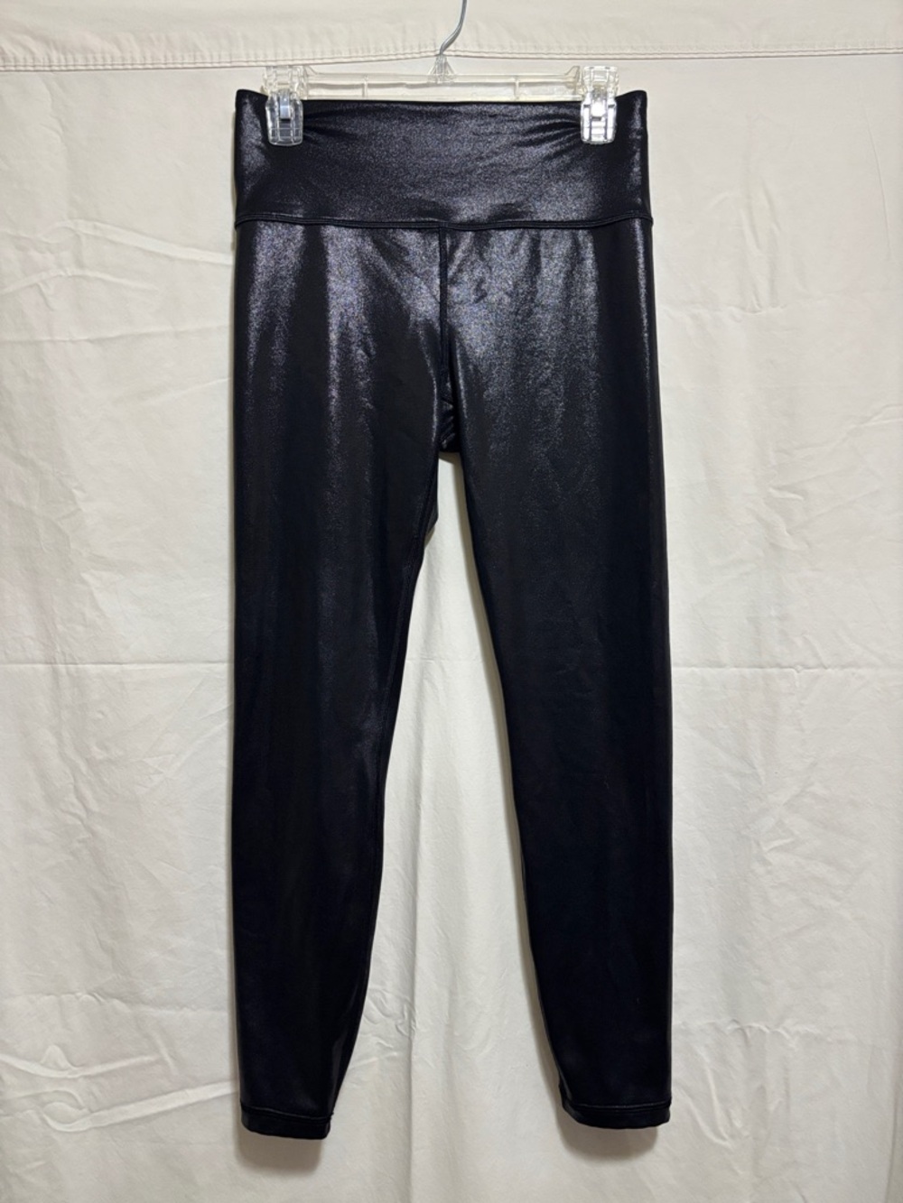 Athleta Elation Shine Leggings in Shimmering Black Medium - Picture 2 of 4